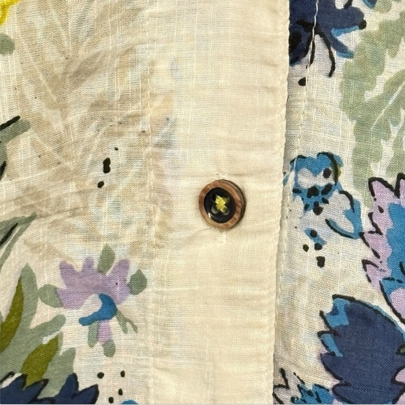 Anthropologie Printed Surf Shirt Sz Small - Picture 8 of 13